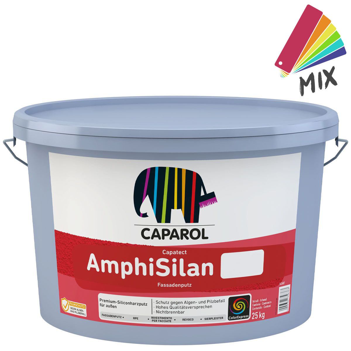 Caparol Capatect AmphiSilan Fassadenputz K15 (1,5mm) 25kg, PG S wunschfarbton