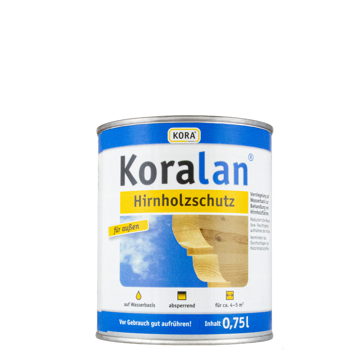 Koralan Hirnholzschutz 750ml farblos, Hirnholz-Siegel