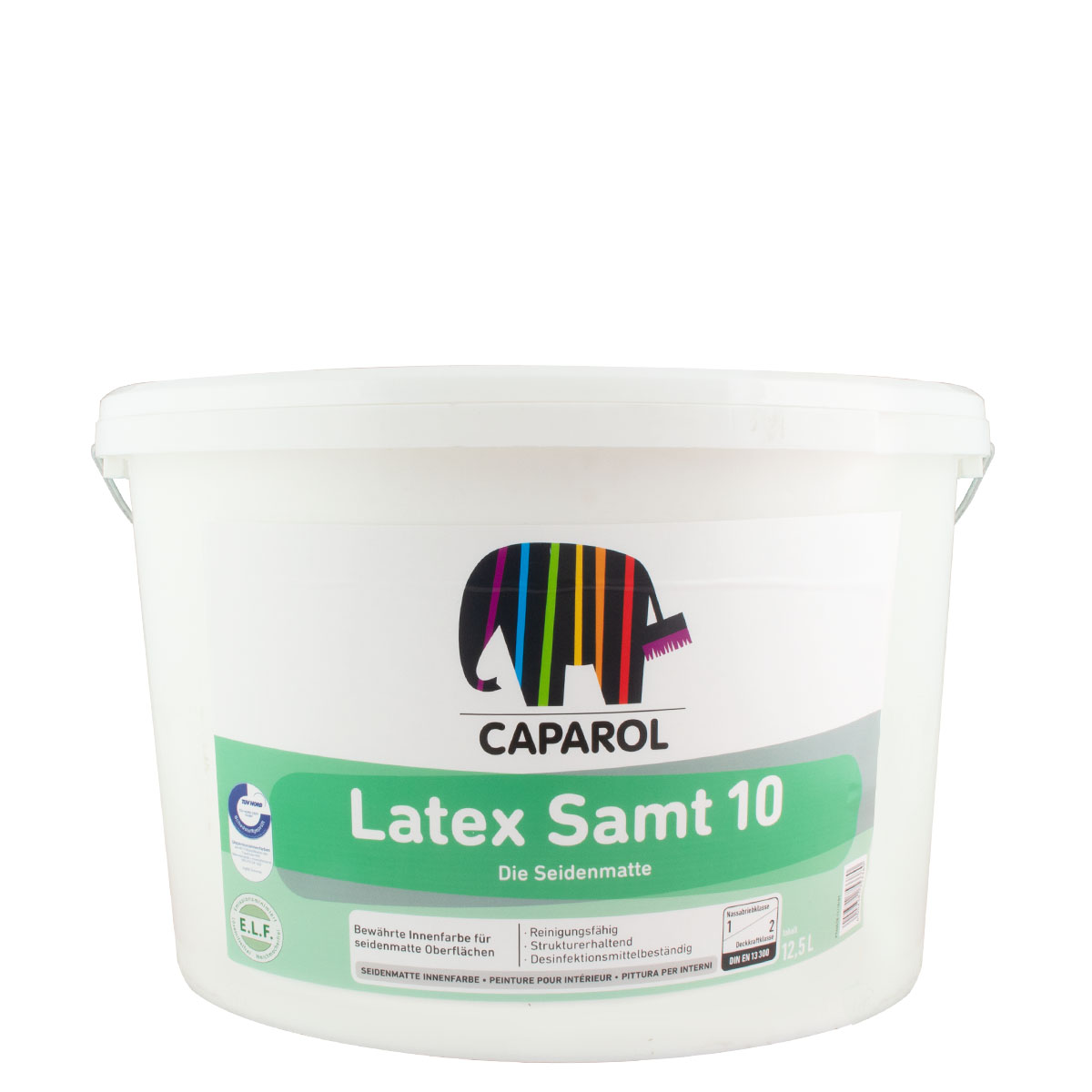 Caparol Latex Samt 10, 12,5L weiß ,Latexfarbe