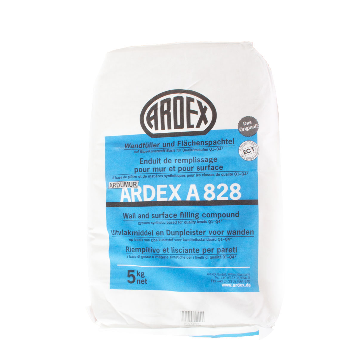 Ardex A828 5kg, Wandfüller, Wandspachtel, Ardumur, Q1-Q4
