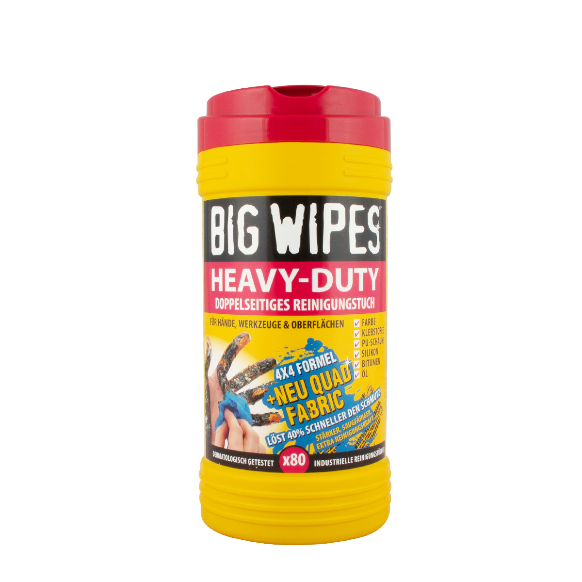 Big Wipes Heavy Duty Doppelseitige Reinigungstücher 80 Stück