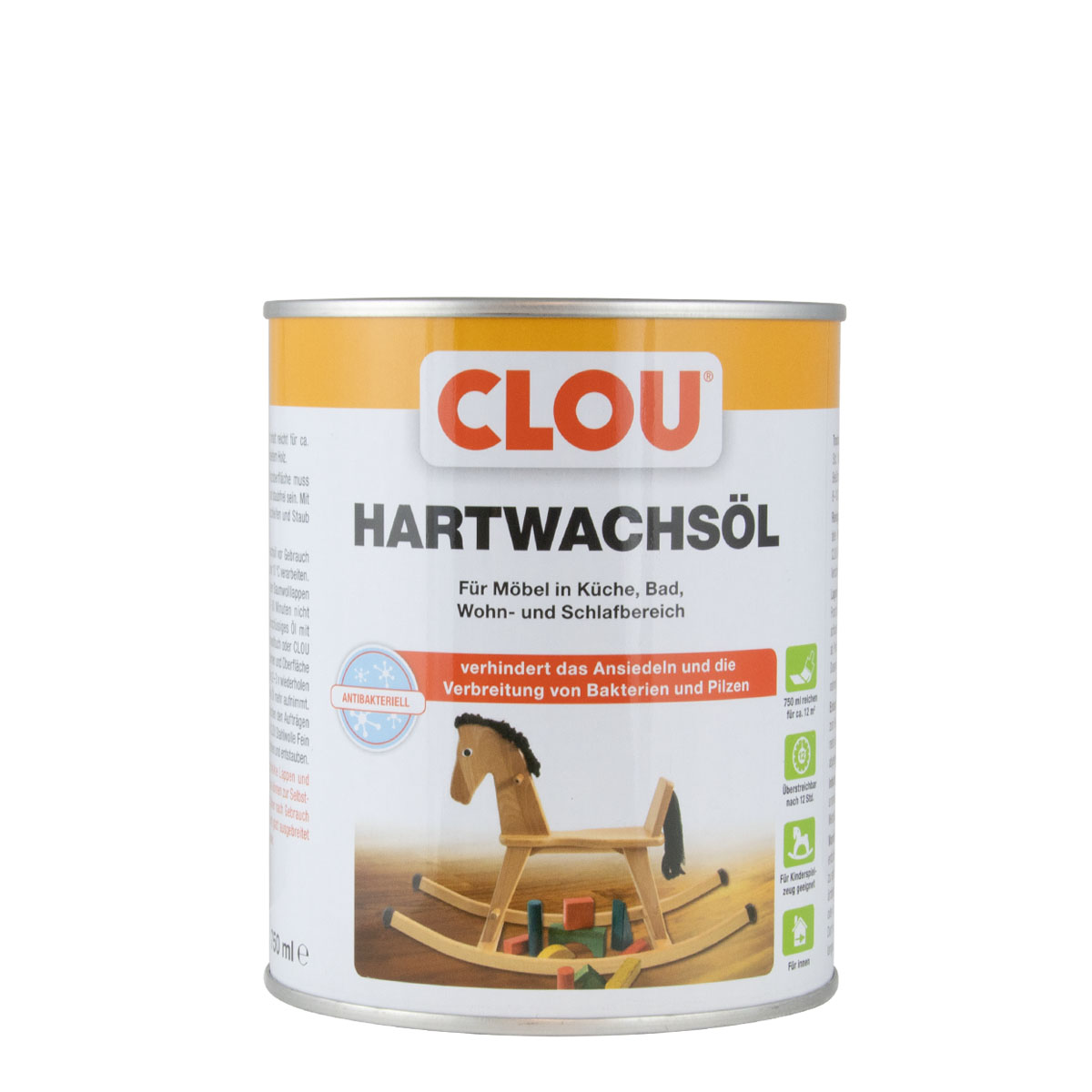 Clou Hartwachs-Öl 750ml  **antibakteriell** farblos