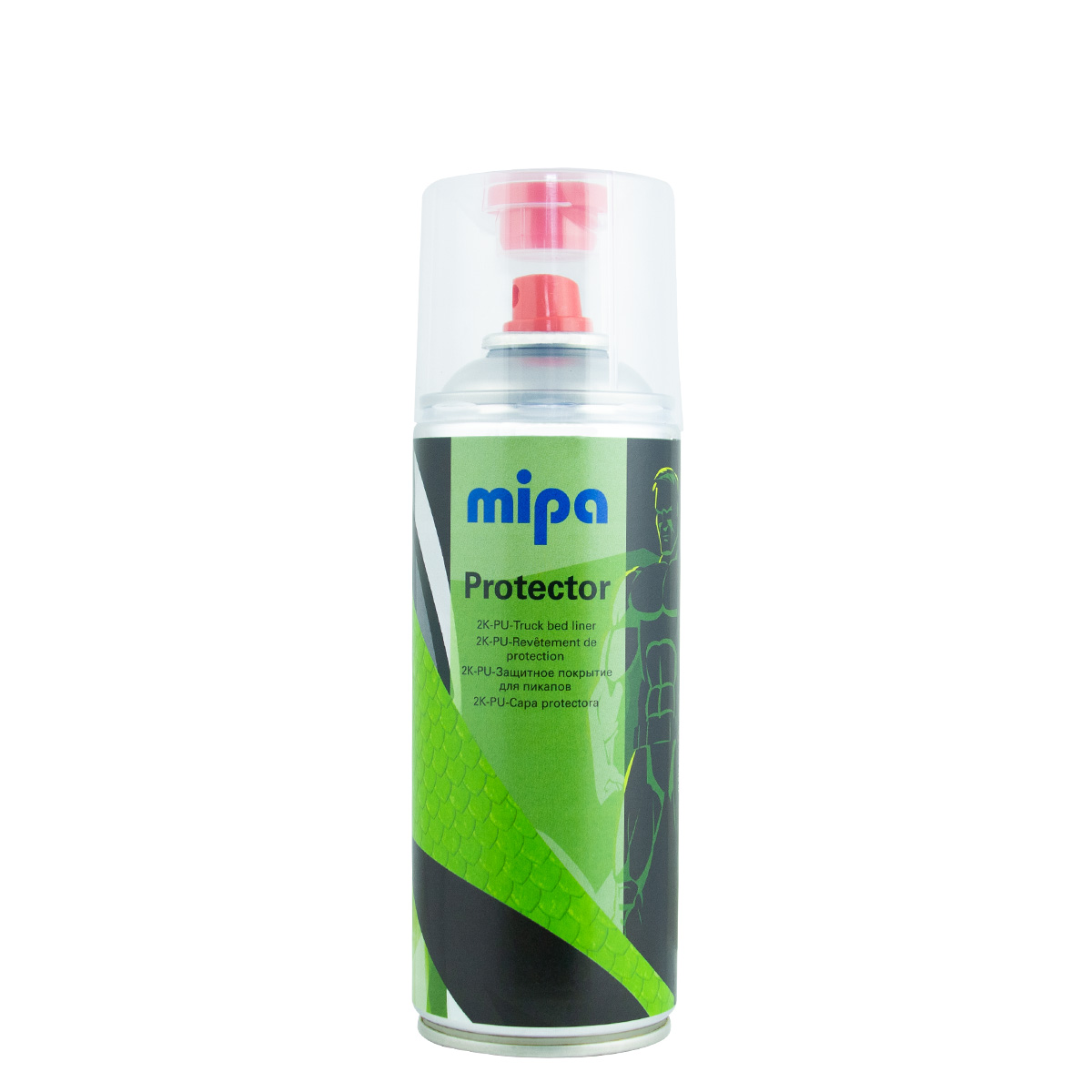 Mipa Protector 2K-Spray 400ml schwarz inkl. Härter, Transportflächenbeschichtung