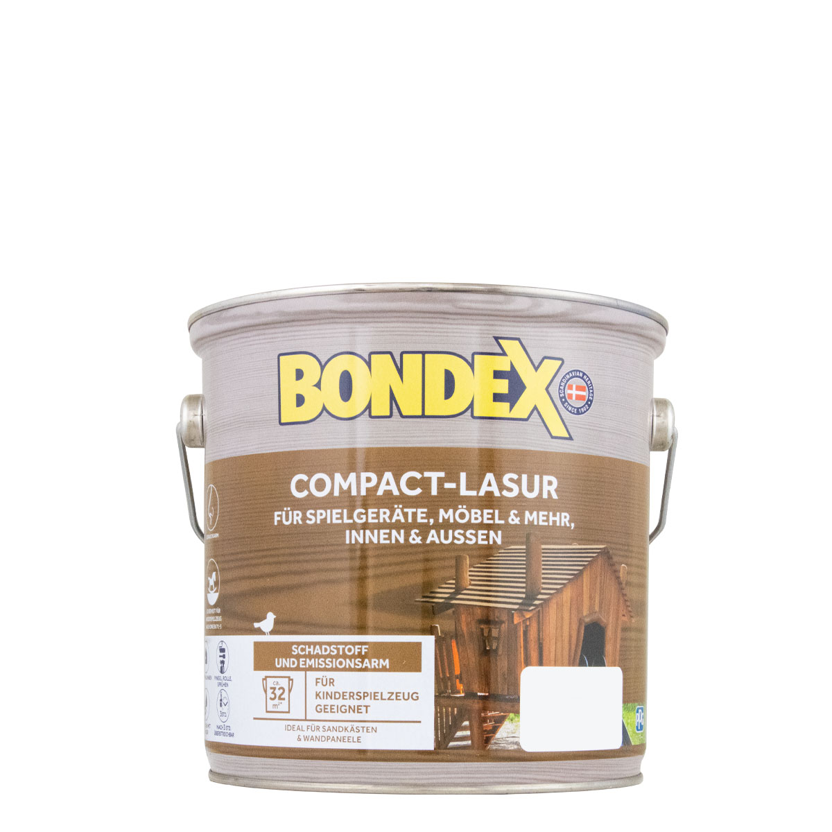 Bondex Compact-Lasur 2,5L nussbaum, Holzschutzlasur, Holzlasur