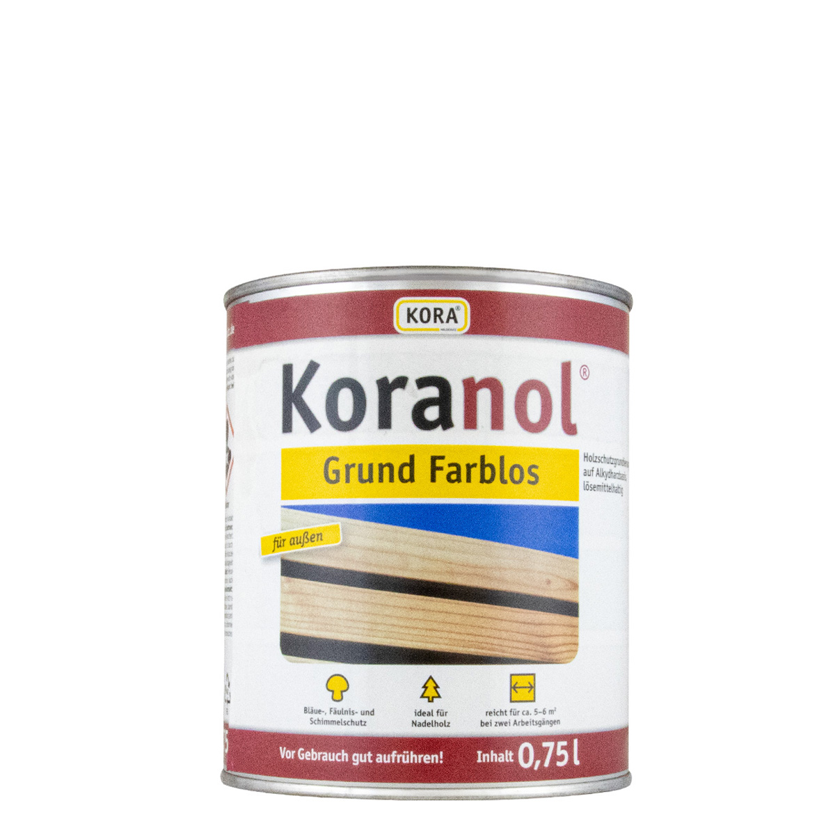 Koranol Grund 750ml farblos, Imprägnierung, Holzschutzmittel, Grundierung