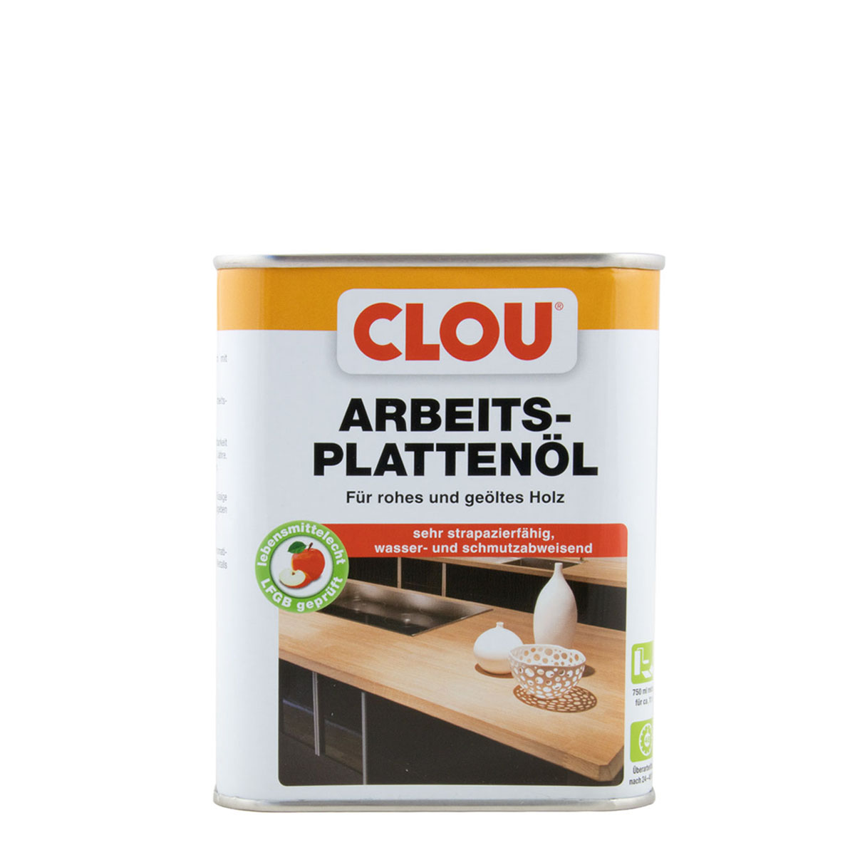 Clou Arbeitsplattenöl 750ml farblos; Küchenarbeitsplattenöl