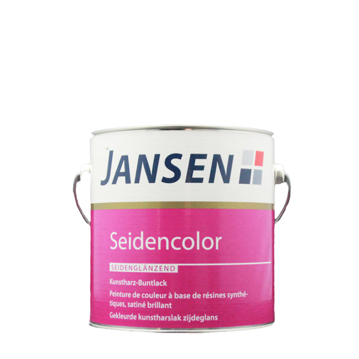 Jansen Seidencolor 2,5L weiss, seidenglänzend vergilbungsarm Alkydharz