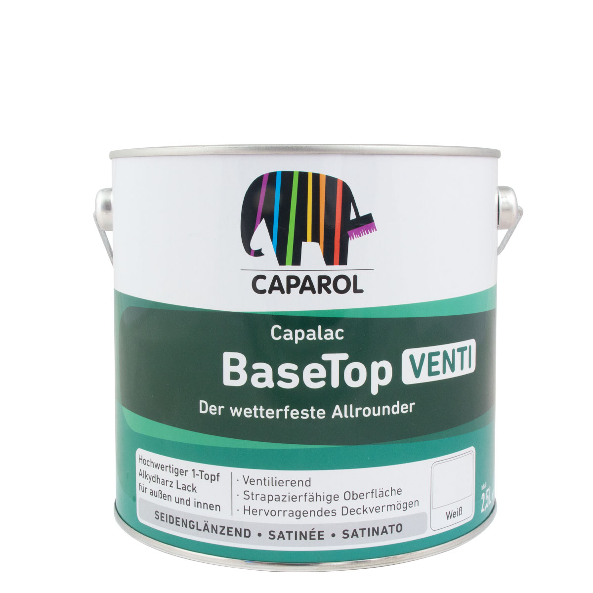 Caparol Capalac Basetop Venti 2,5l, weiß
