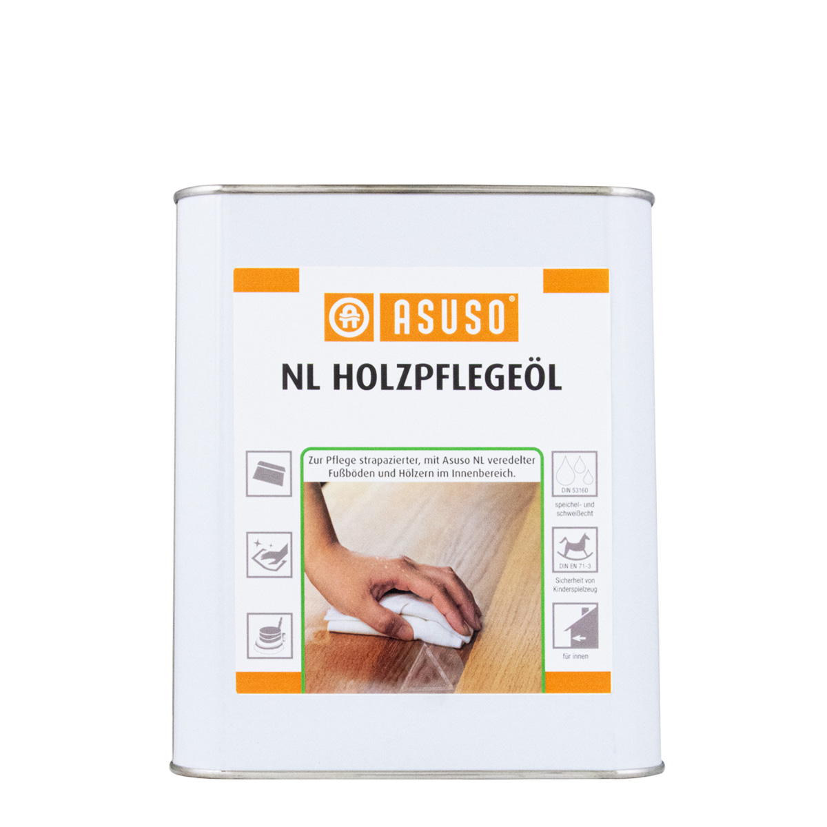 Asuso NL Holzpflegeöl 2,5L, Holzöl, Pflegeöl, Reinigungsöl