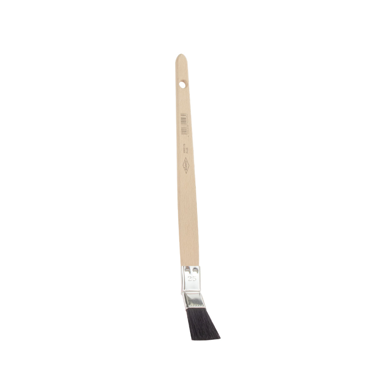 Wistoba Plattpinsel 1009.10 mm schwarze Chinaborsten gebogen