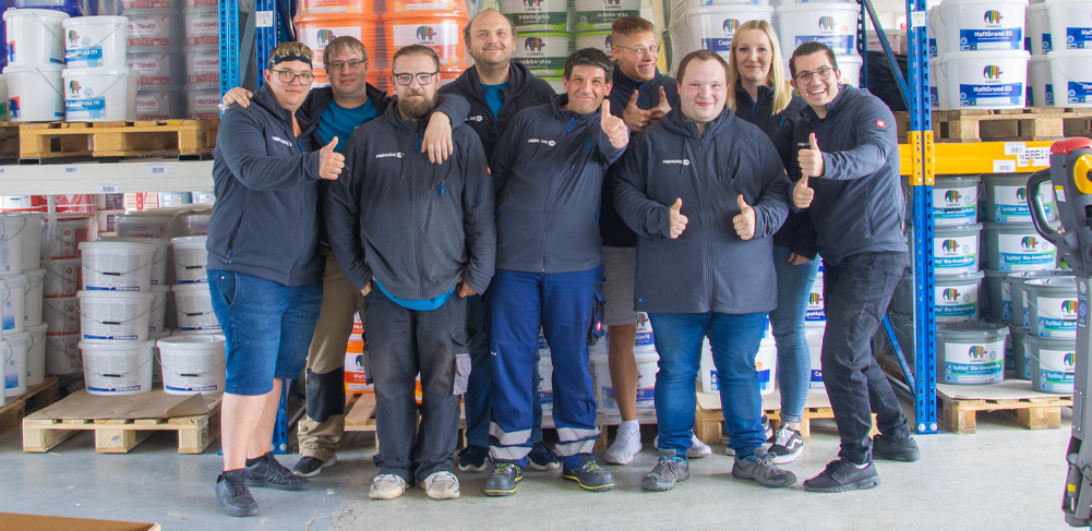 Wir sind das Team Farbklecks24