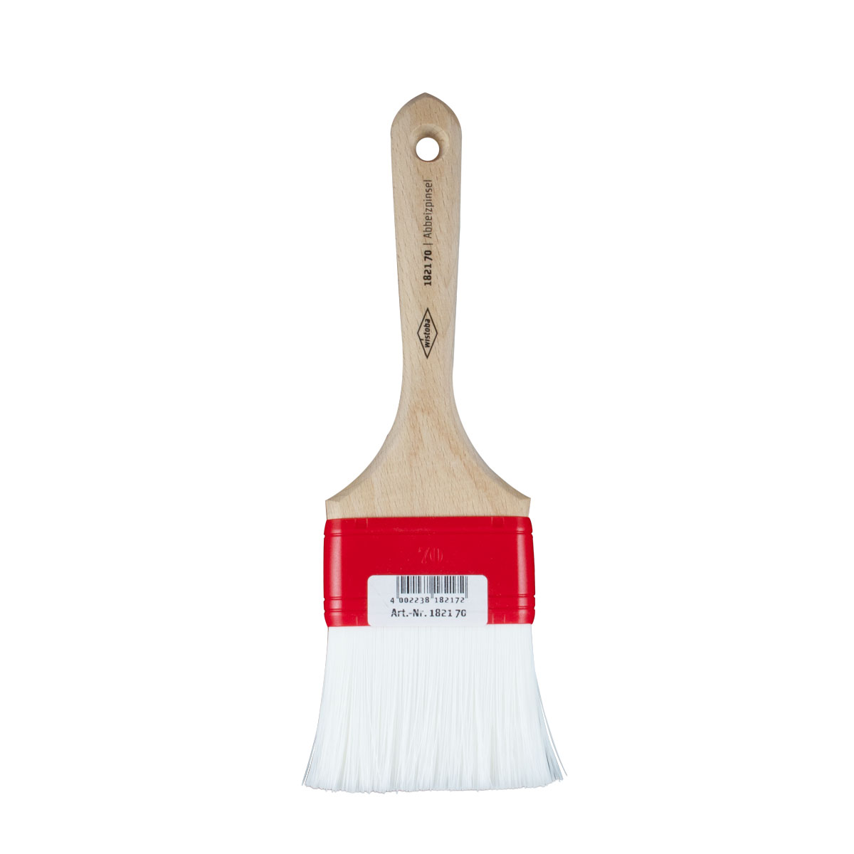 Wistoba 1821.70 Abbeizpinsel flach 70mm, Nylon, Beizpinsel