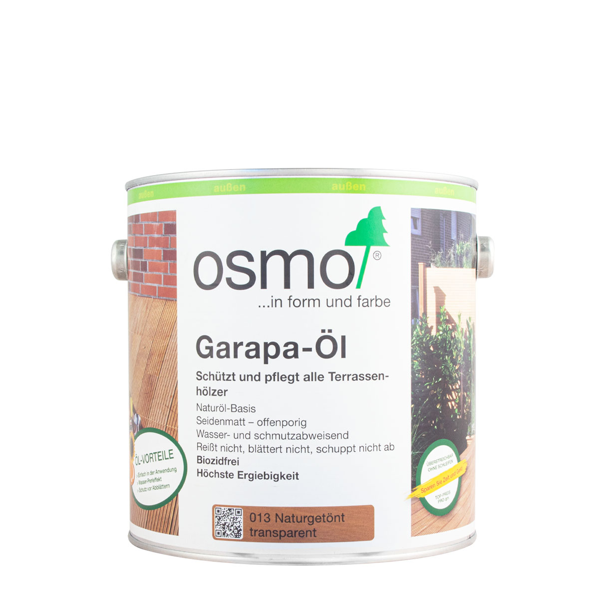 Osmo Garapa-Öl 013 Naturgetönt transparent 2,5L ,Terrassen-Öl