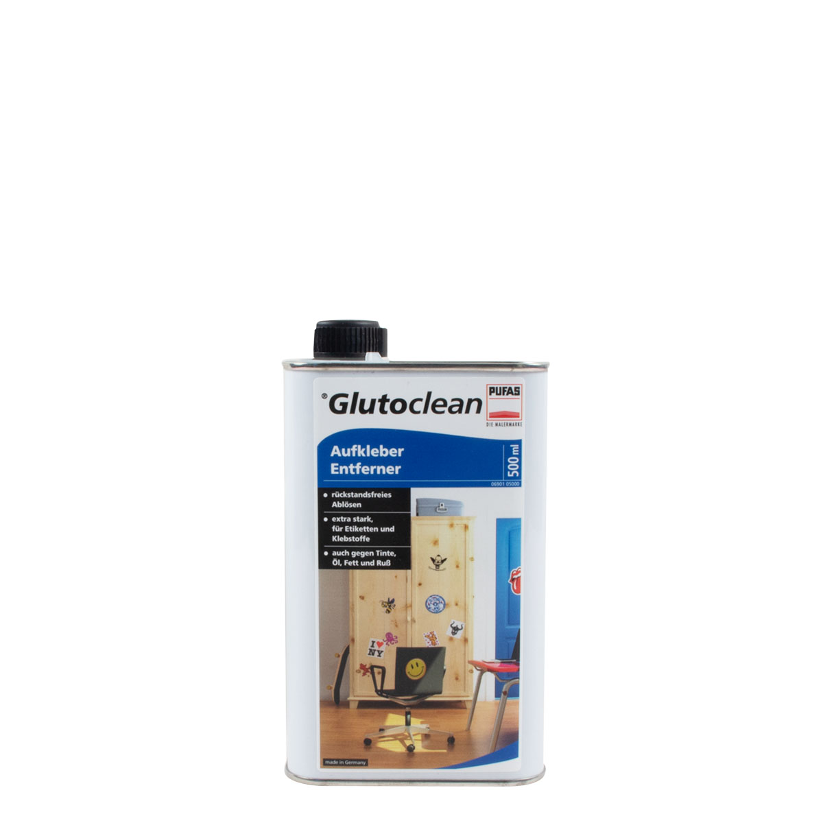pufas_glutoclean_aufkleber-entferner_500ml_gross pufas_glutoclean_aufkleber-entferner_500ml_gross