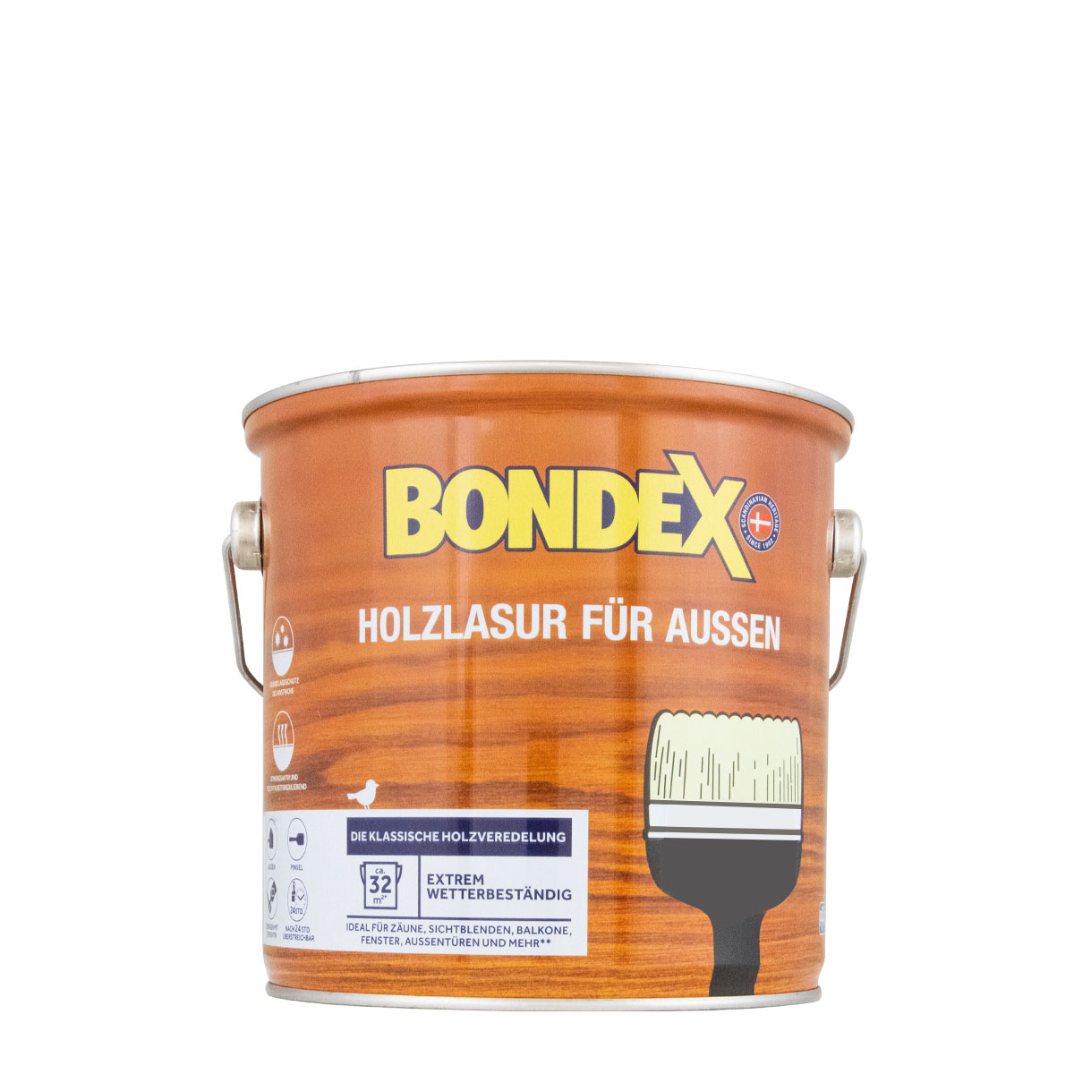 Bondex Holzlasur für Aussen 2,5L eiche hell, Holzschutzlasur
