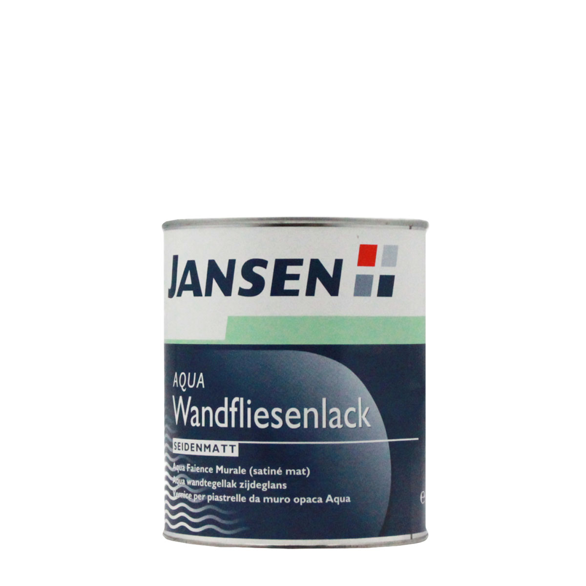 Jansen Aqua Wandfliesenlack 0,75L weiss, seidenmatt, Fliesenlack