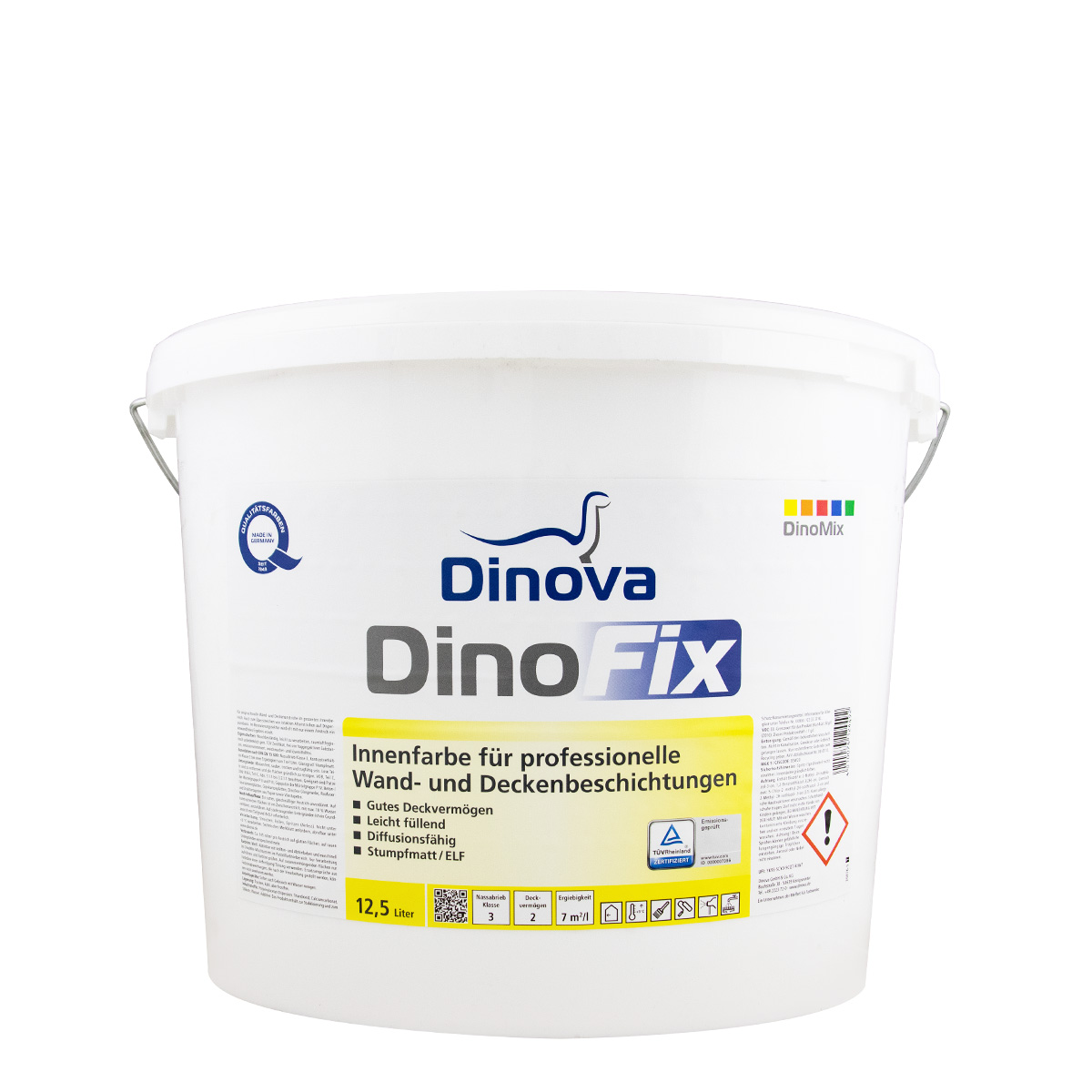 Dinova DinoFix ELF 12,5L weiß, Wandfarbe, Dispersionsfarbe