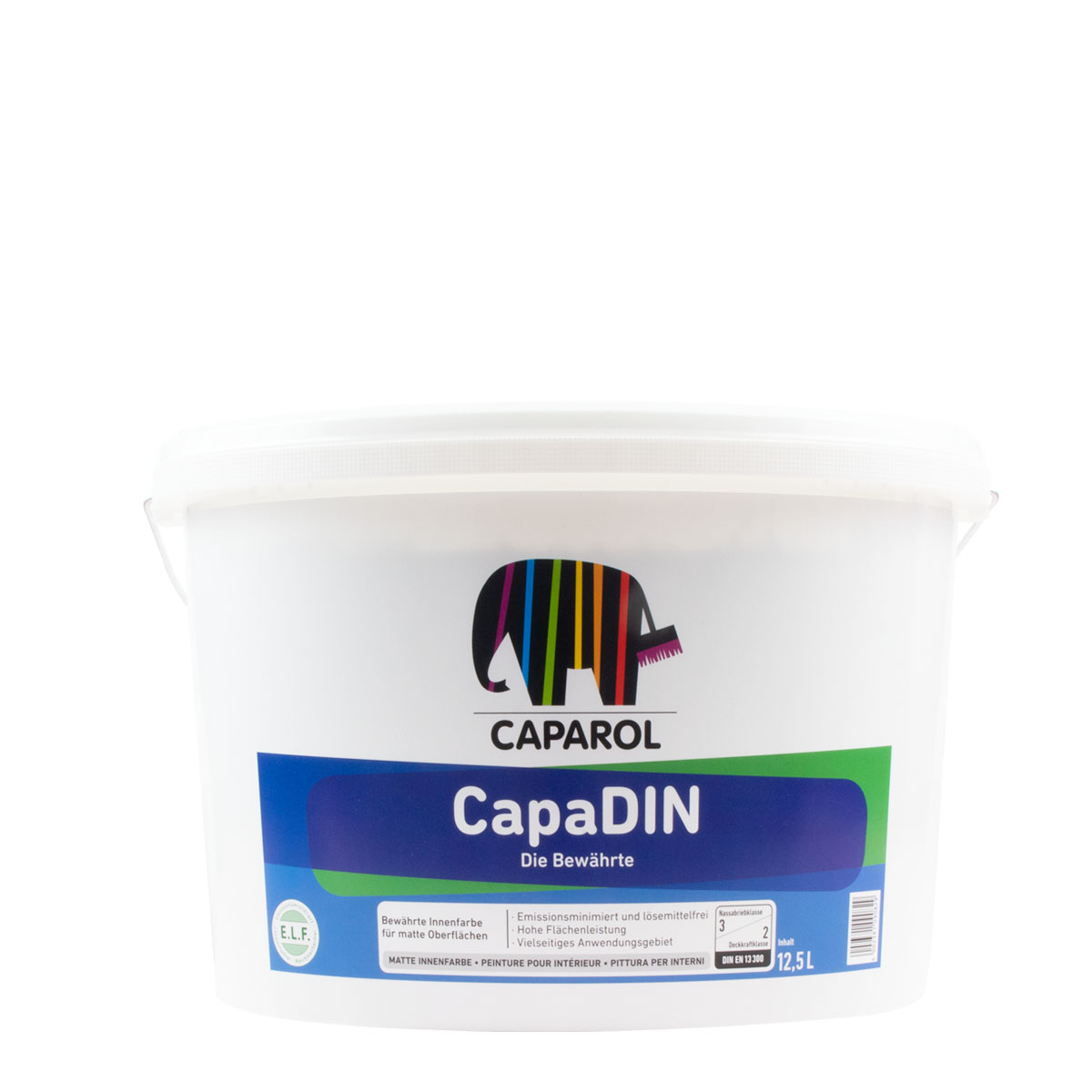 Caparol CapaDin 12,5L weiss Innenfarbe, lösemittelfrei, stumpfmatt