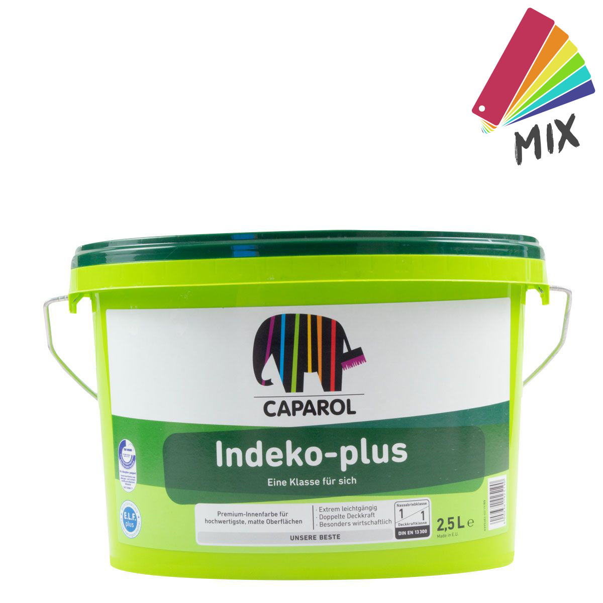 Caparol Indeko Plus 2,5L MIX PG A ,premium Innenfarbe, hochdeckend
