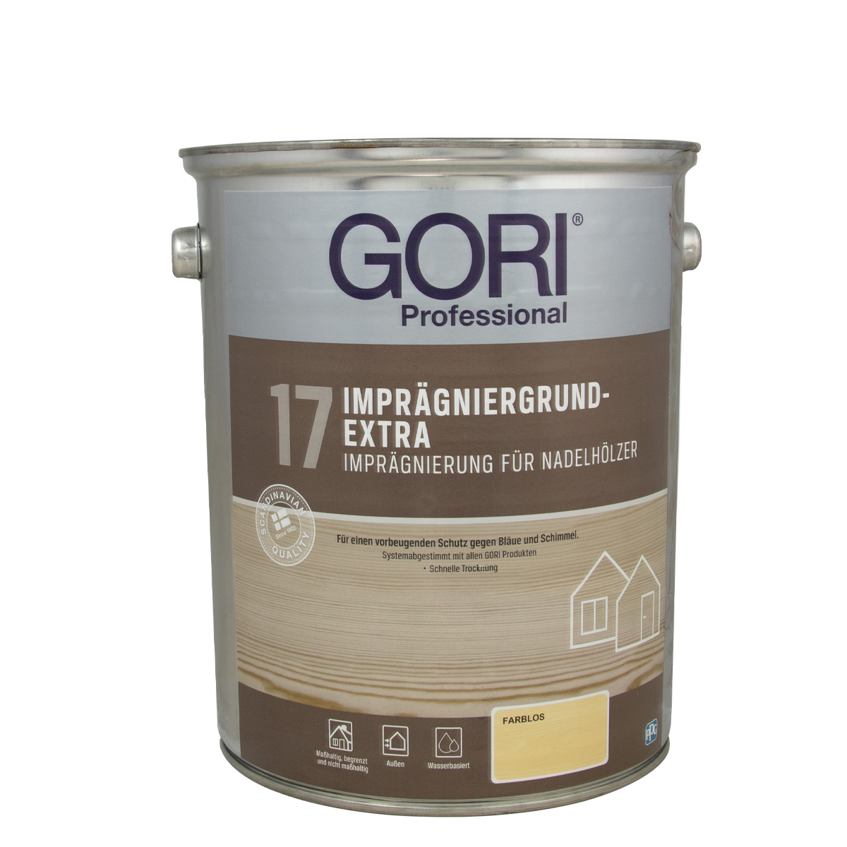Gori 17 Imprägniergrund Extra 5L farblos, Holzschutzgrundierung