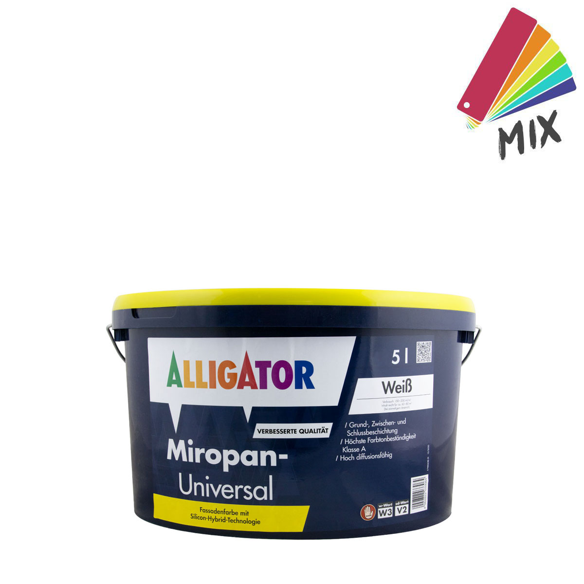 Alligator Miropan-Universal 5L wunschfarbton PG S, Siliconharz-Fassadenfarbe