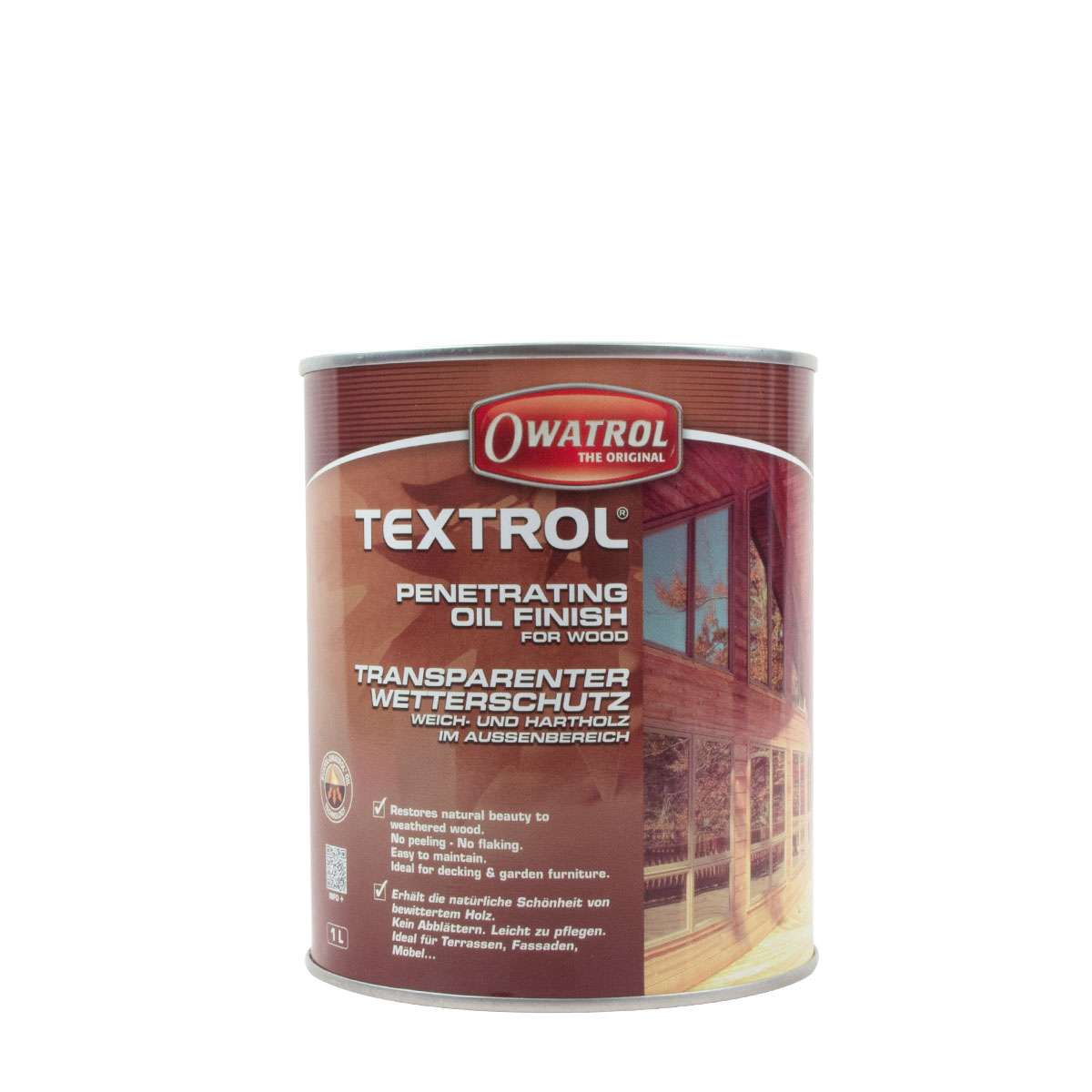 Owatrol Textrol farblos 1L Holzöl, Holzschutz-Öl außen