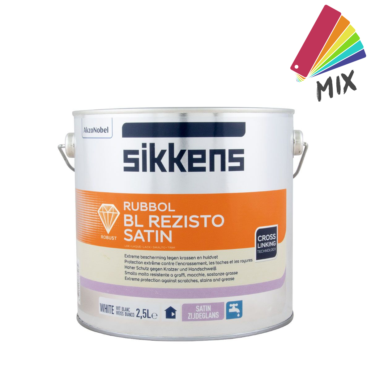 Sikkens Rubbol BL Rezisto Satin 2,5L wunschfarbton