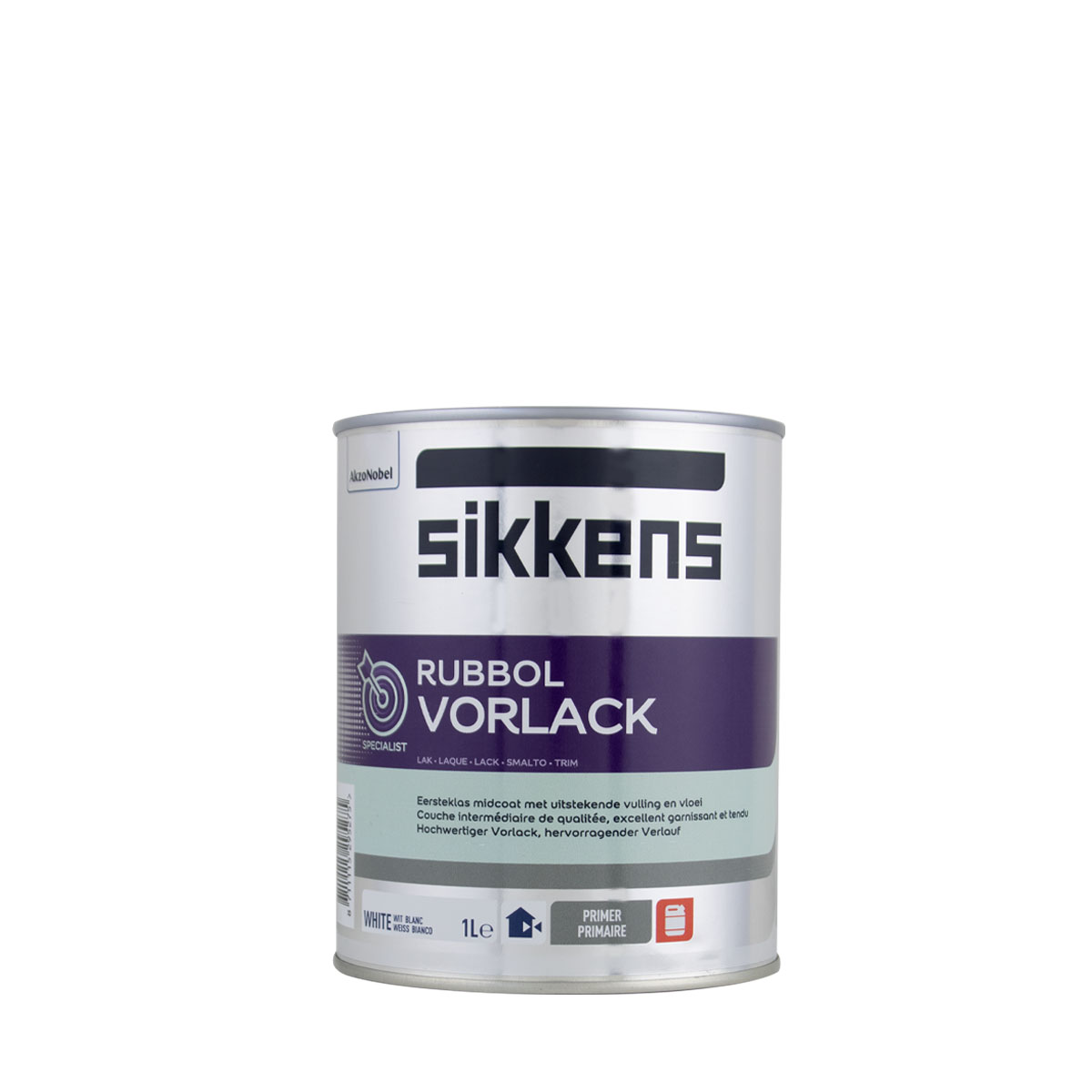 Sikkens Rubbol Vorlack Plus weiss 1L alkydharz