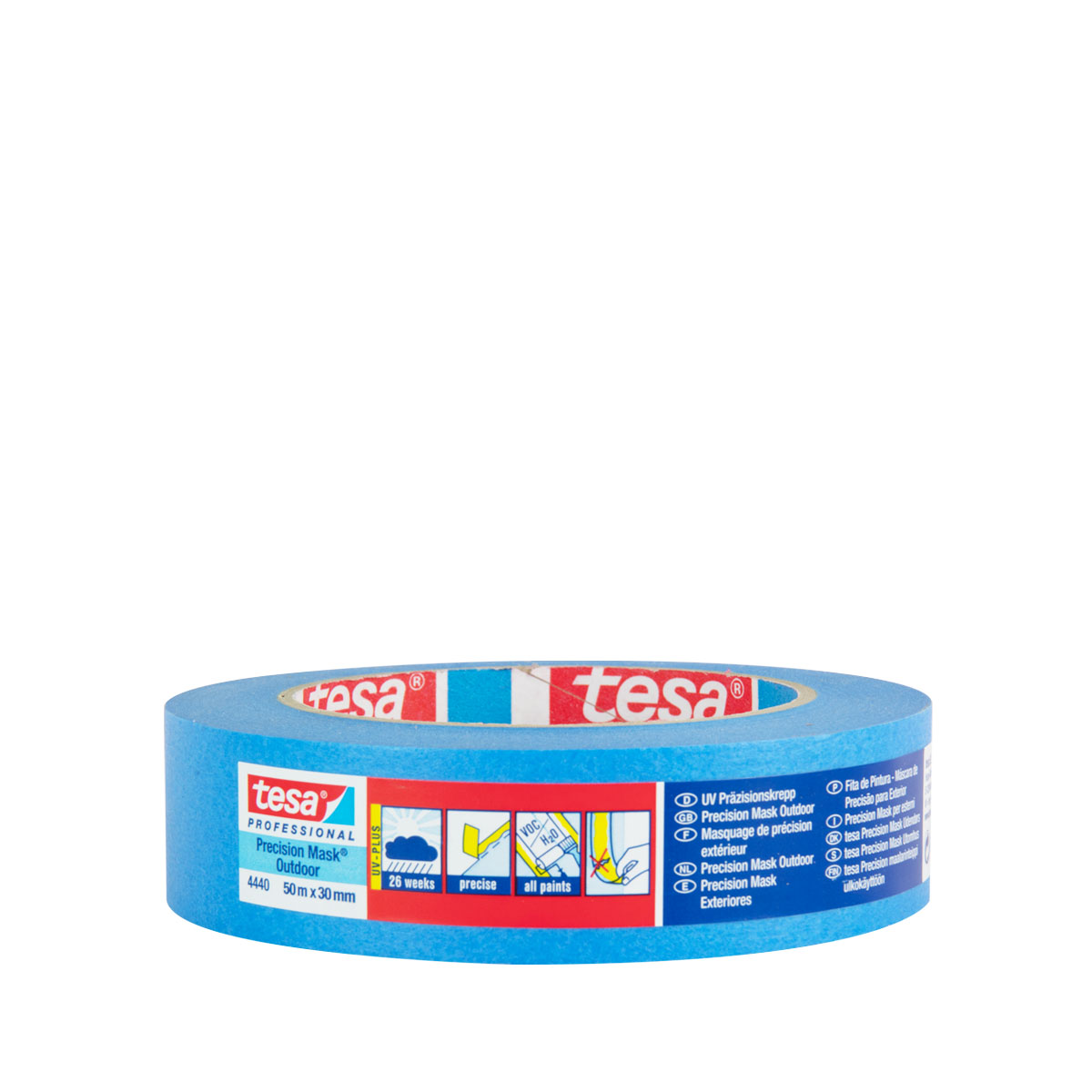 Tesa 4440 Präzisionkrepp Außen UV PLUS 19mm