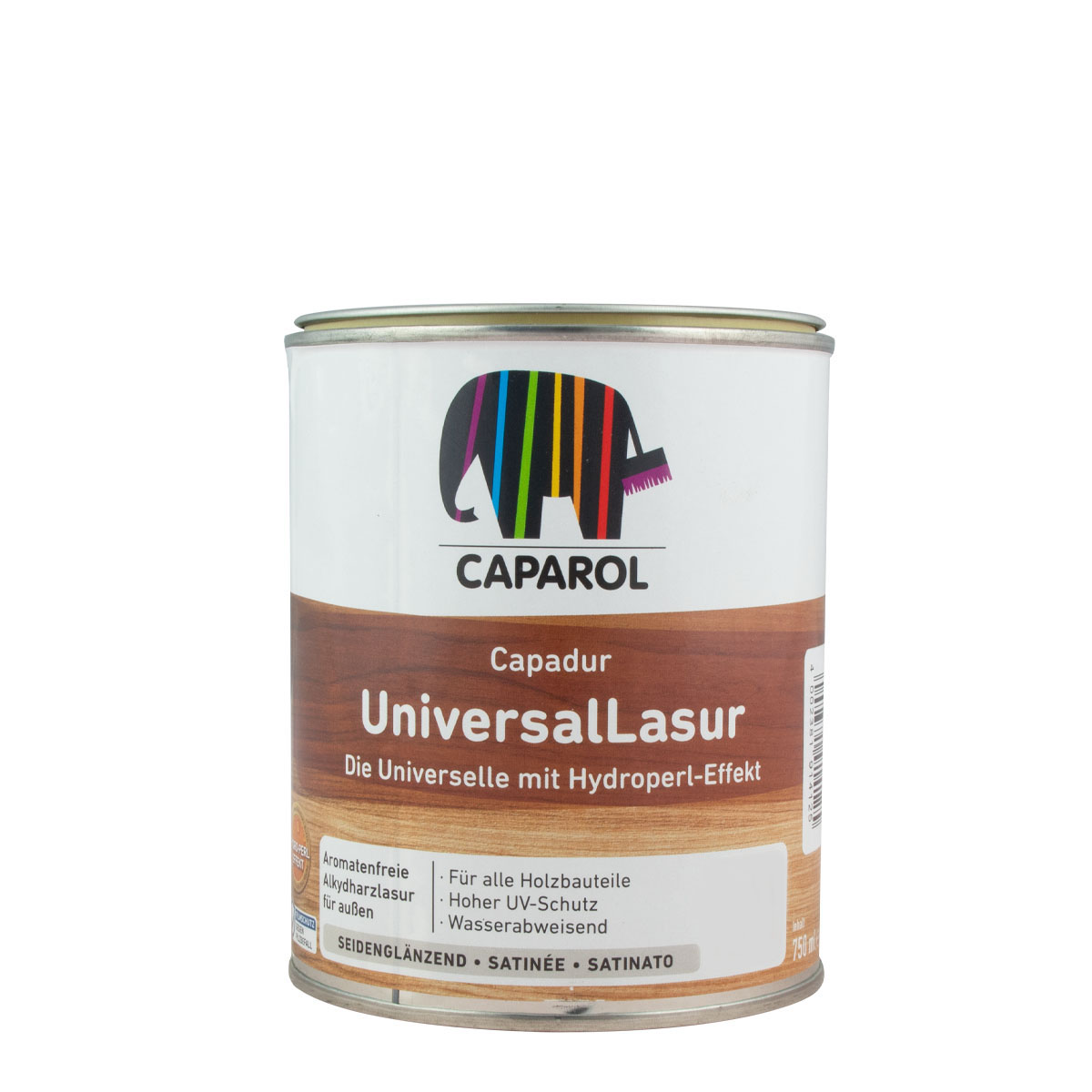 Caparol CapaWood Solid Universal 0,75L Wunschfarbton, Holzlasur, Alkydharz