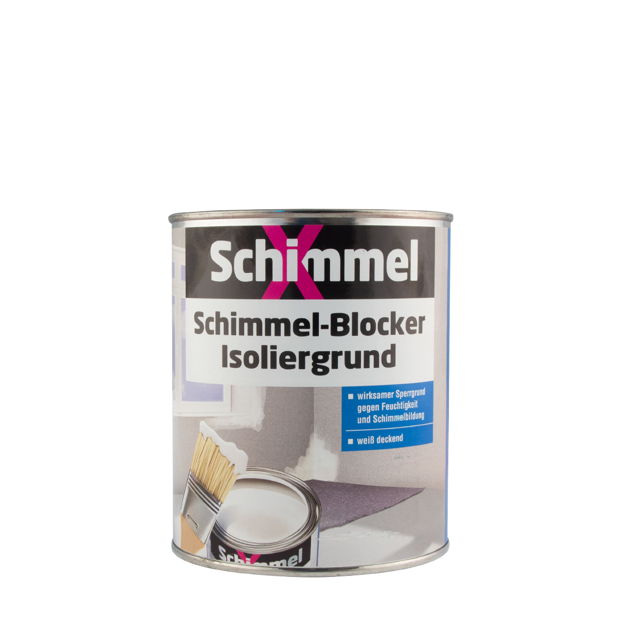 SchimmelX Schimmel Blocker Isoliergrund 750ml weiss