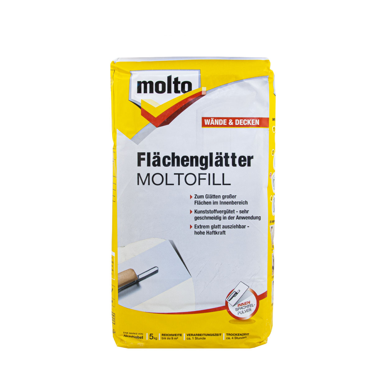 Molto Flächenglätter Pulver Moltofill 5kg Innenbereich