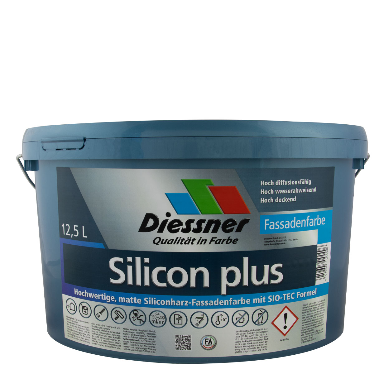 Diessner Silicon Plus 12,5L weiß Fassadenfarbe