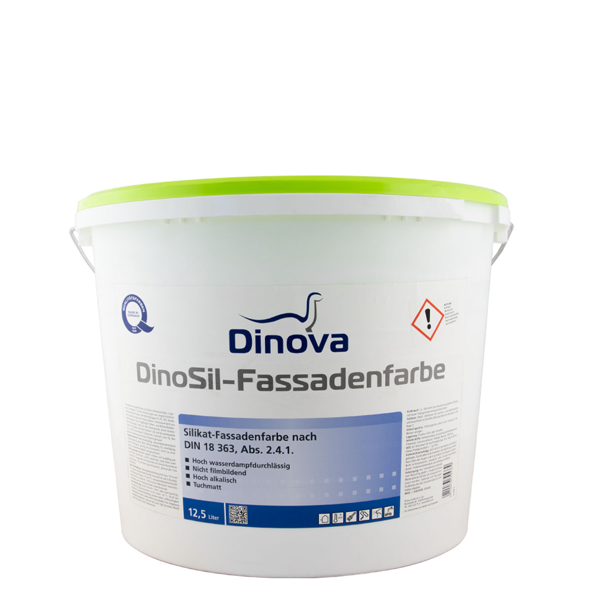 Dinova DinoSil Fassadenfarbe 12,5L weiss, Silikatbasis
