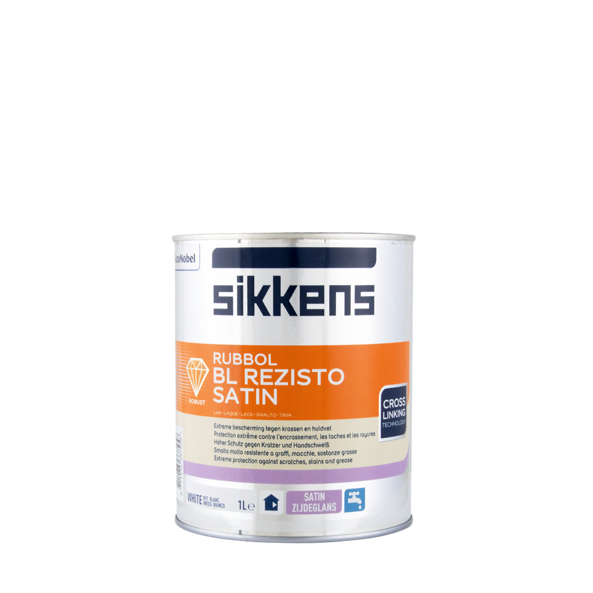 Sikkens Rubbol BL Rezisto Satin 1L weiss, Seidenglanzlack