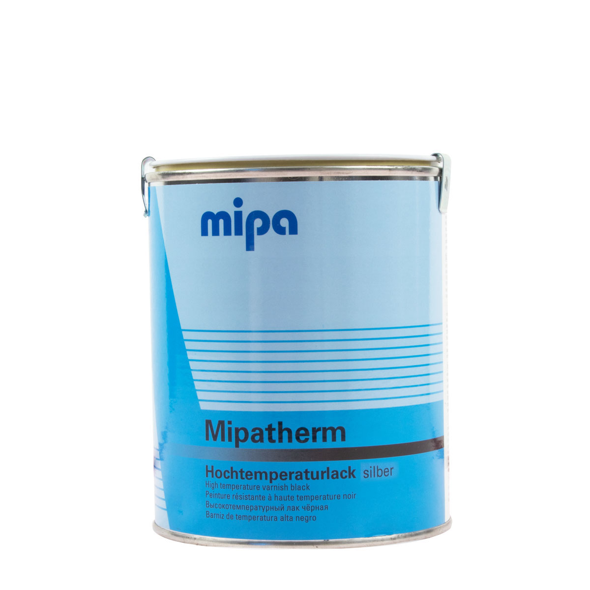 Mipa Mipatherm 750ml silber, hitzebeständig 800 °C, Ofenlack, Auspufflack