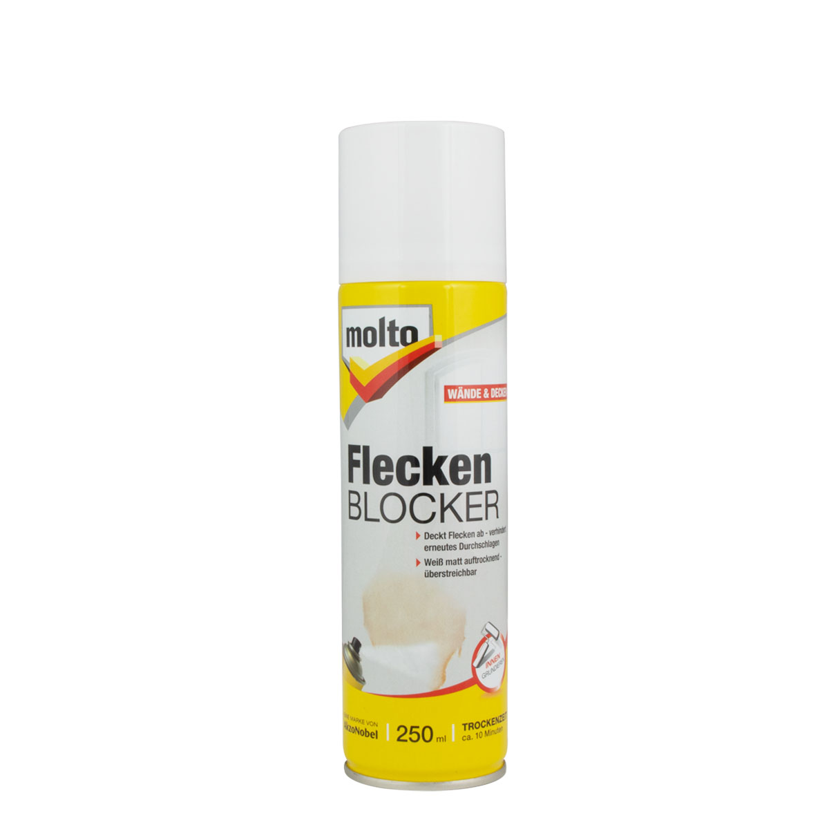 Molto Flecken Blocker Spray 250ml, Isoliergrund, Isolierspray