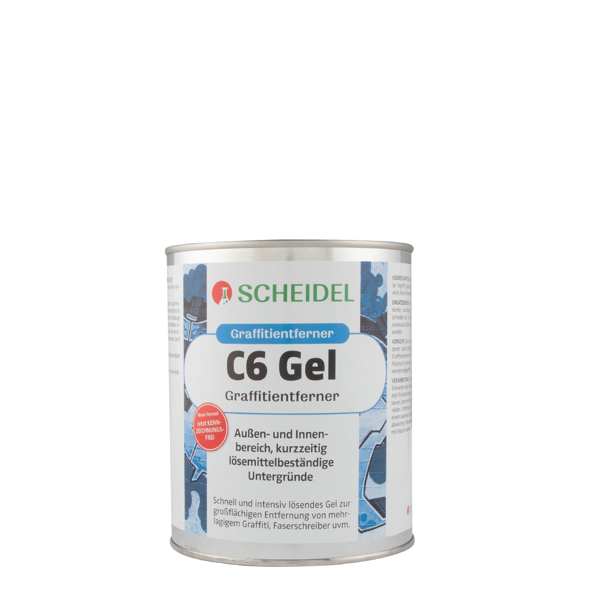 Scheidel C6 Gel Graffitientferner 1L, schnell lösend