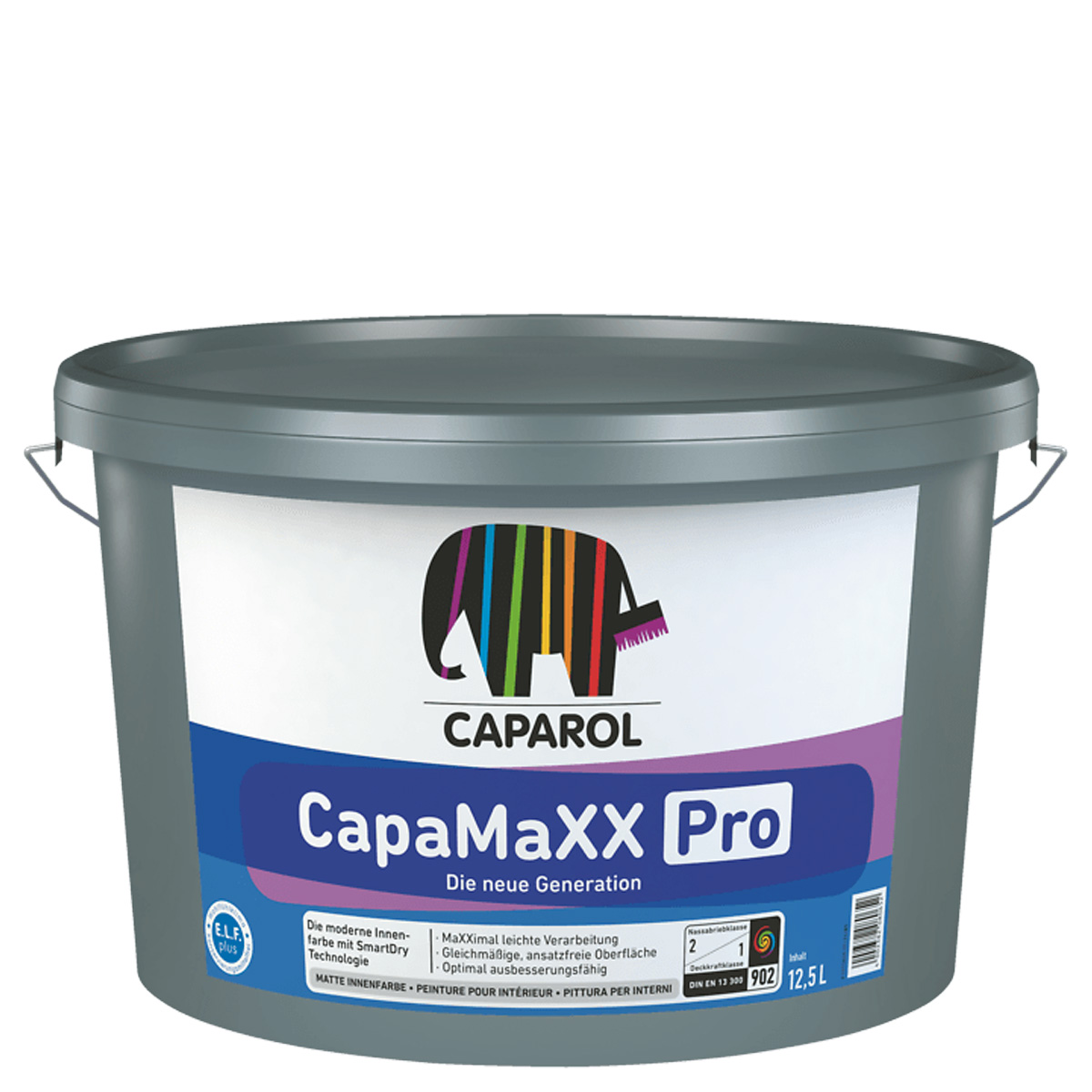 Caparol CapamaXX Pro 12,5L Wunschfarbton PG S, hochdeckende Wandfarbe, Dispersionsfarbe