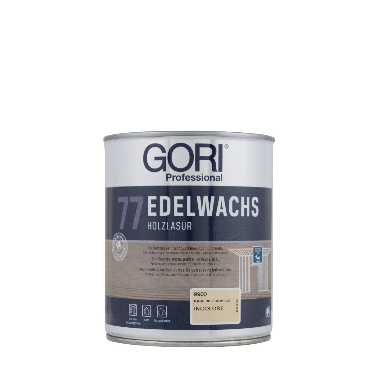 Gori 77 Edelwachs 0,75L farblos, Holzlasur