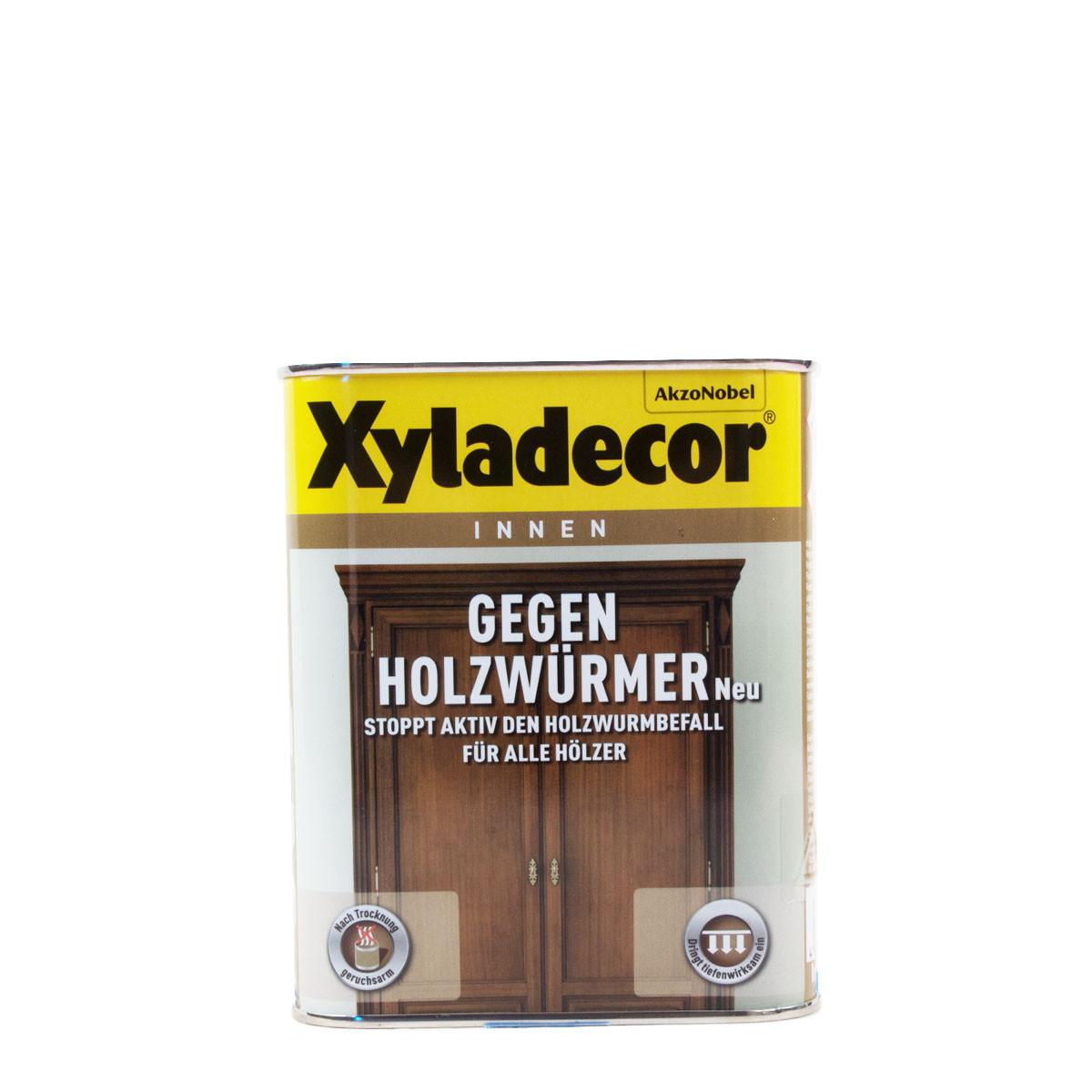 Xyladecor Gegen Holzwürmer 750ml, farbloses Holzschutzmittel, Holzwurmtod