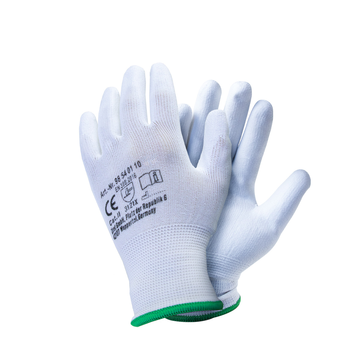Farbklecks24 Handschuhe SensoGrip Gr. 8 weiß, Malerhandschuhe