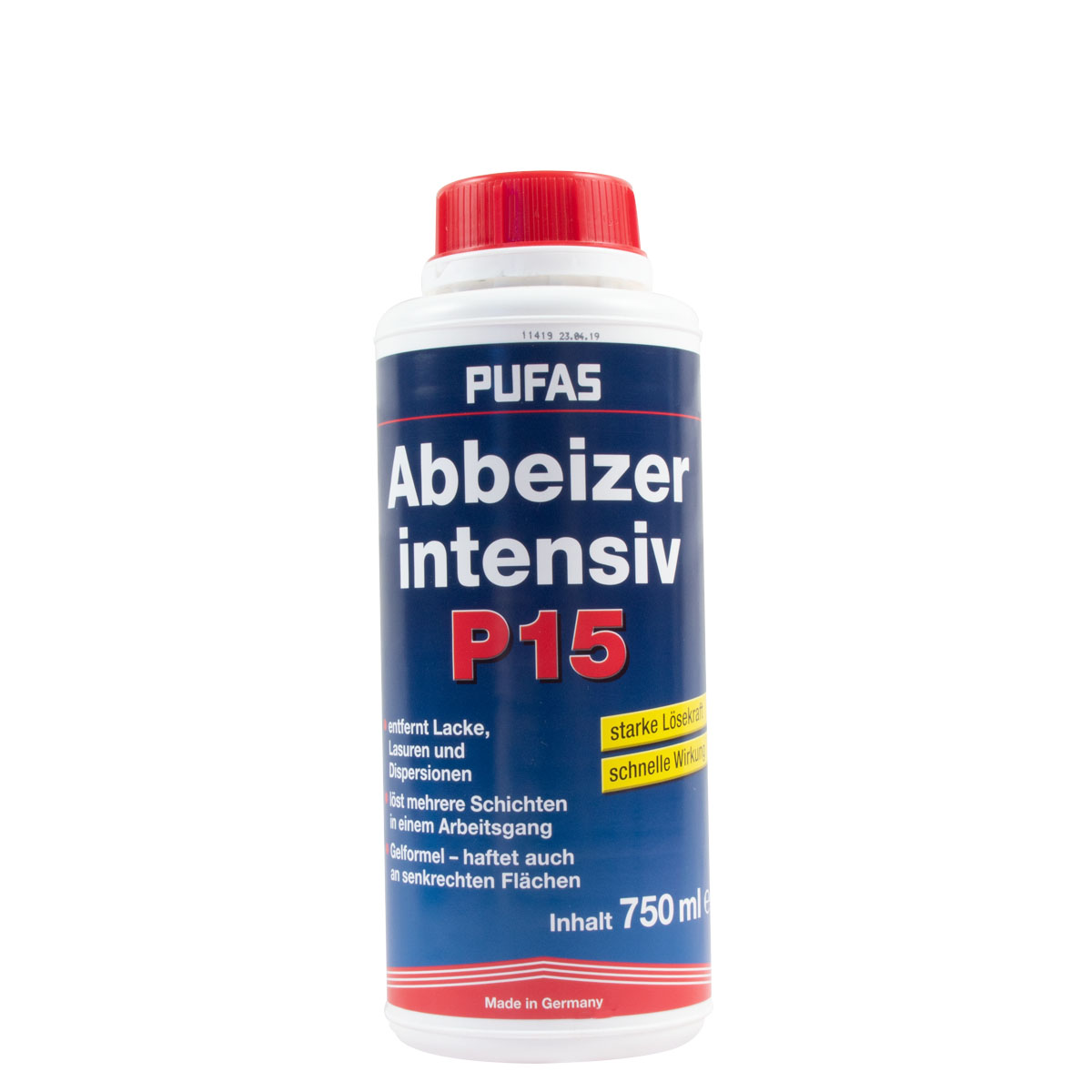 Pufas Abbeizer P15 750ml, Lackentferner, Farbentferner