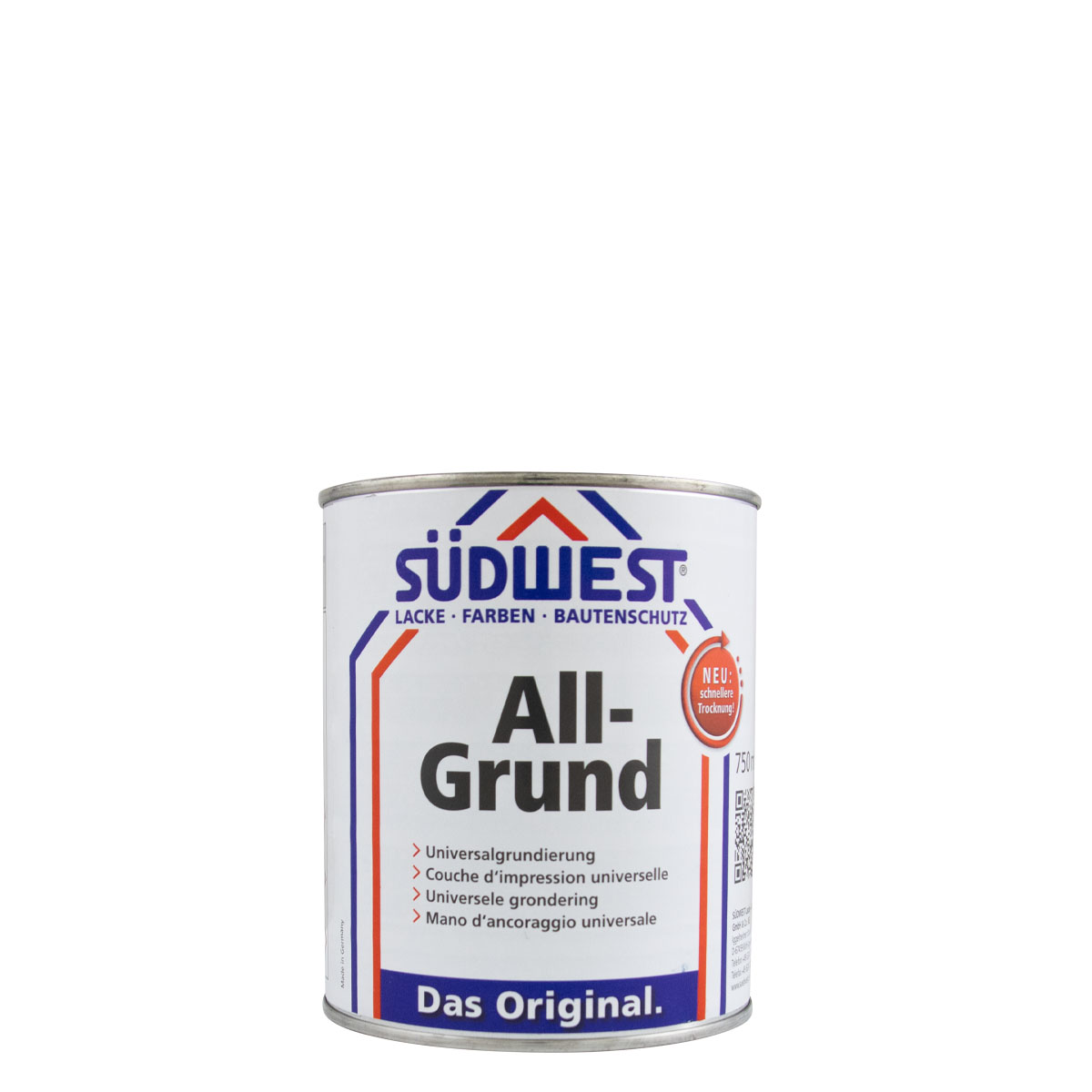 Südwest Allgrund weiß 750ml, Grundierung, Haftgrund, lösemittelhaltig