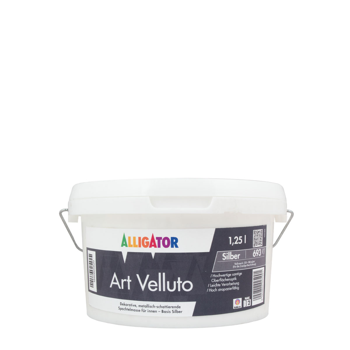 Alligator Art Velluto 1,25L silber, metallisch-schattierend