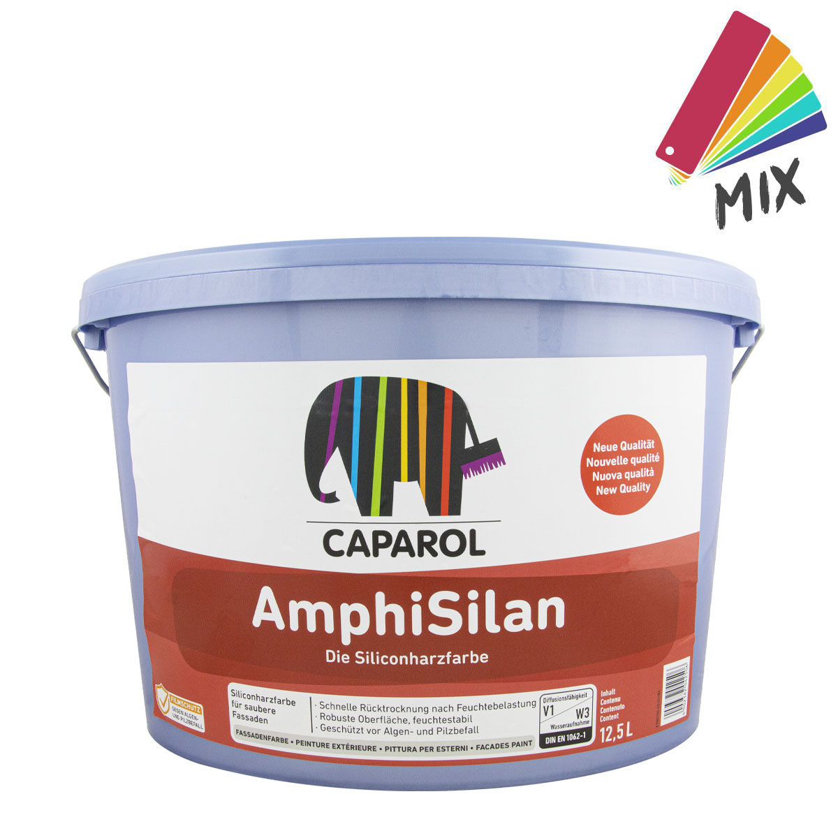 Caparol AmphiSilan 12,5L wunschfarbton PG B, Siliconharz, Nano-Quarz
