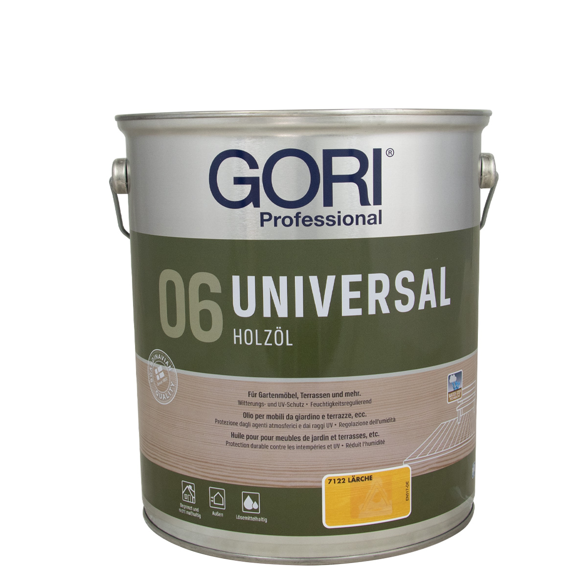 Gori 06 Universal Holzöl Lärche 7122 5L, lösemittelhaltiges Holzpflegeöl