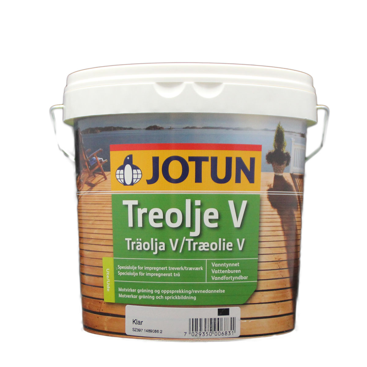 Jotun Treolje V klar 2,7L Holzschutzöl, farblos, Holzöl