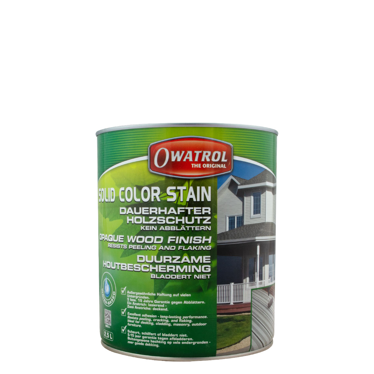 Owatrol Solid Color Stain Deckweiss 2,5l