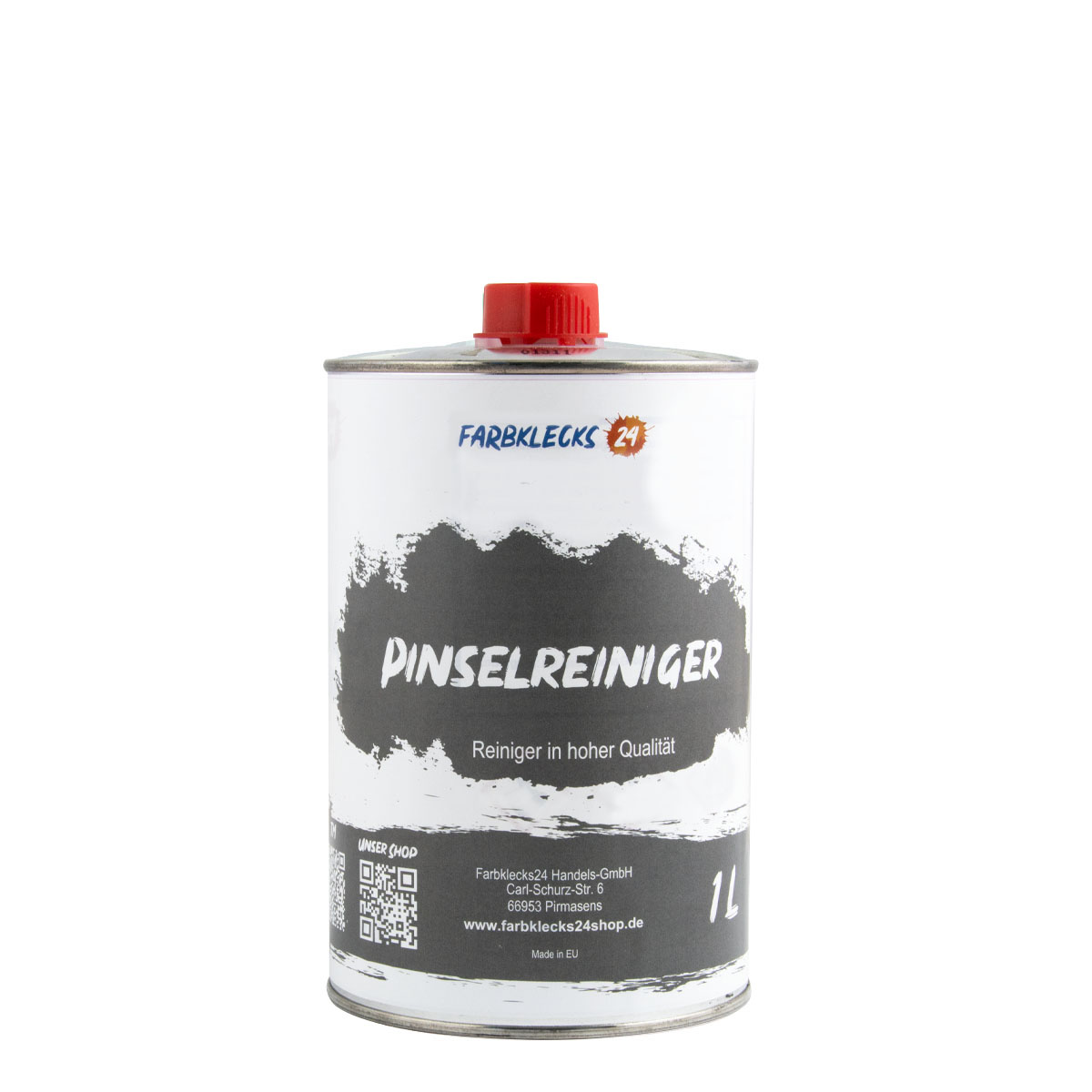Farbklecks24 Pinselreiniger 1L, Hochwertiger Reiniger für Pinsel, Walzen und Werkzeuge